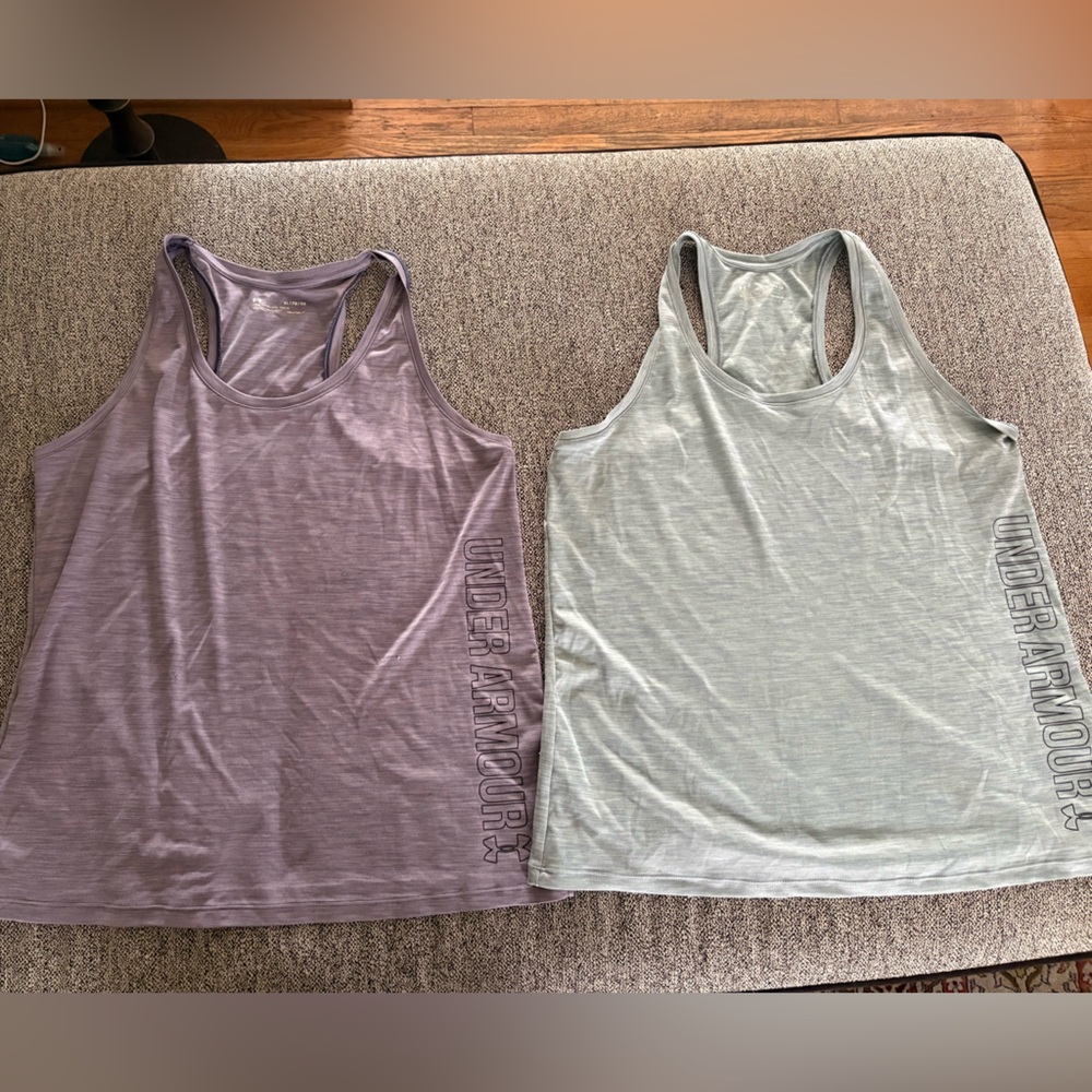 2 Under Armour HeatGear Tank Tops